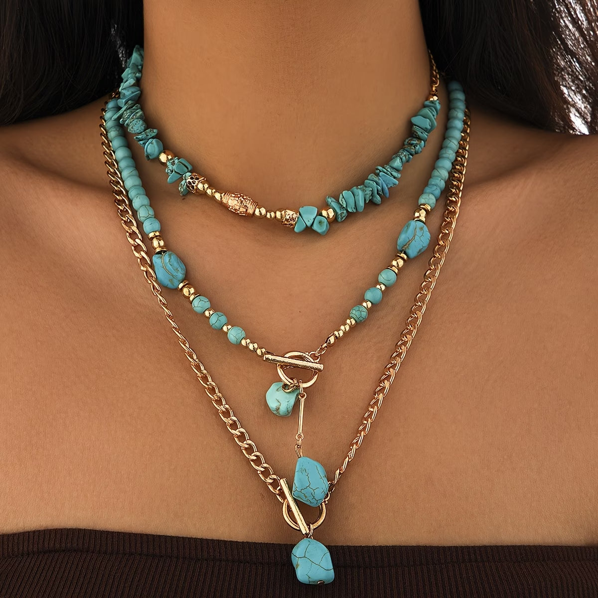 Elegant Pearl Statement Necklace