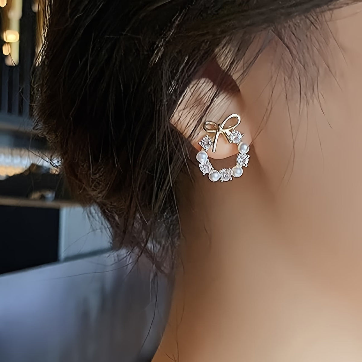 Elegant Pearl Drop Earrings