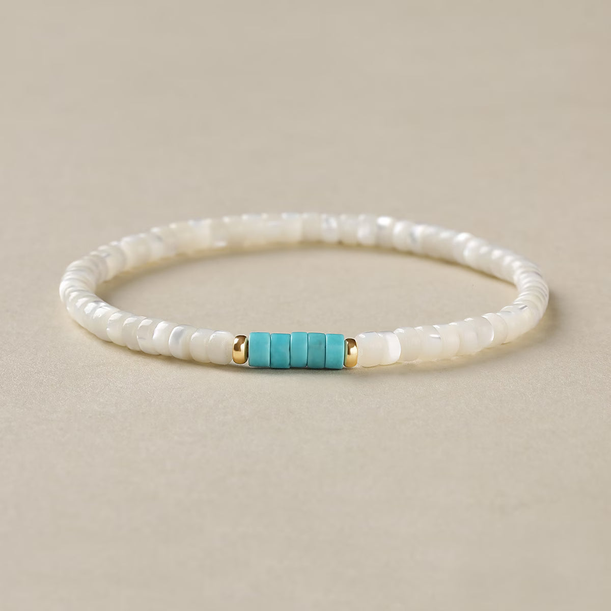 Elegant Turquoise Pearl Bracelet