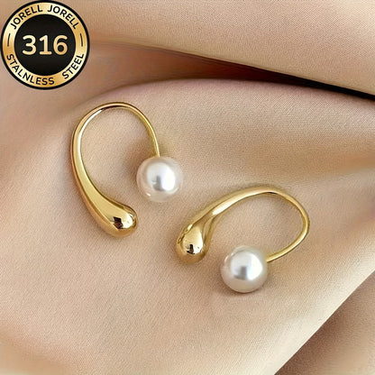 Elegant Pearl Drop Earrings