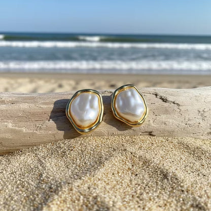 Elegant Pearl Drop Earrings