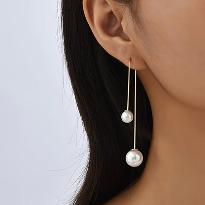 Elegant Pearl Drop Earrings