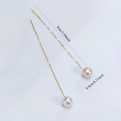 Elegant Pearl Drop Earrings