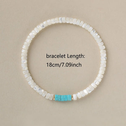 Elegant Turquoise Pearl Bracelet