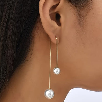 Elegant Pearl Drop Earrings