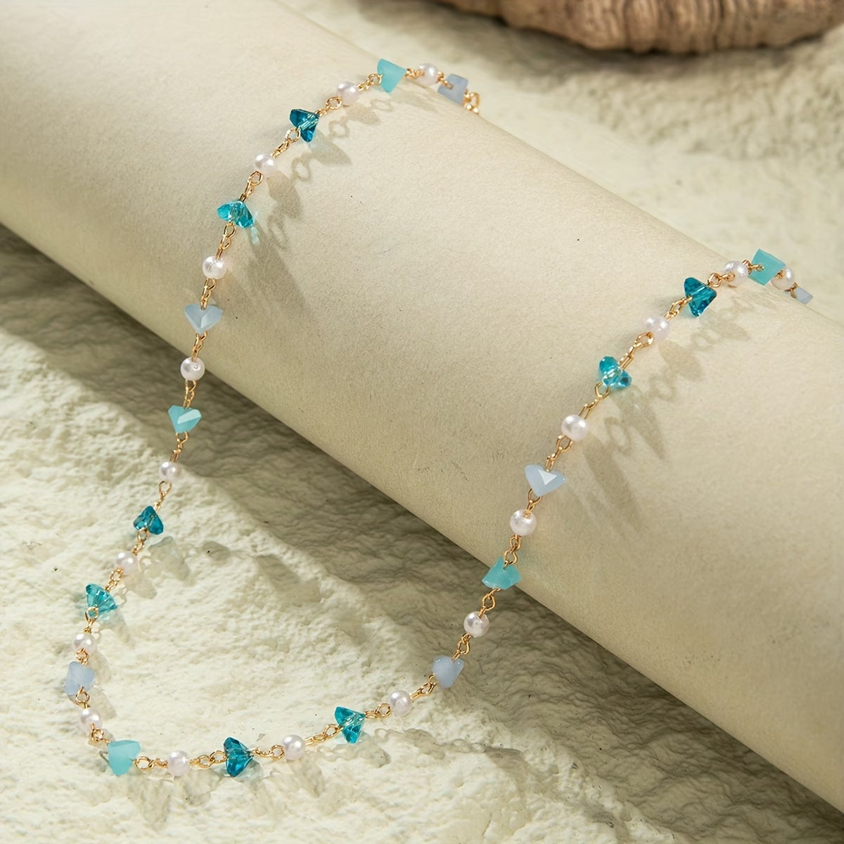 Elegant Pearl and Turquoise Bead Bracelet