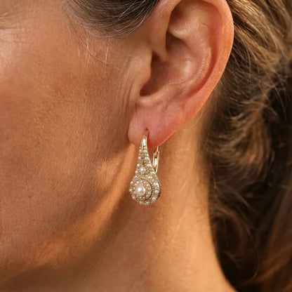Elegant Pearl Drop Earrings