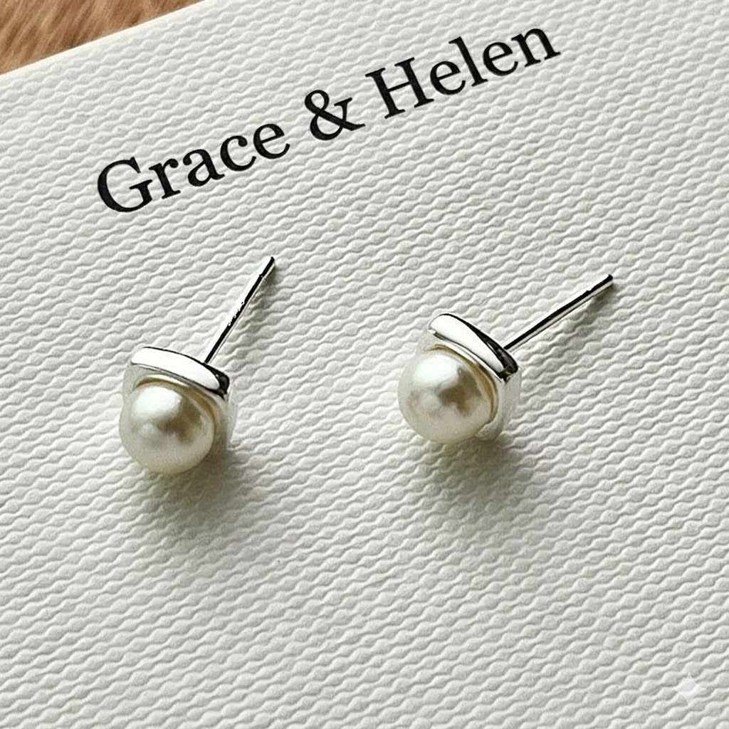 Sophisticated Pearl Drop Earrings
